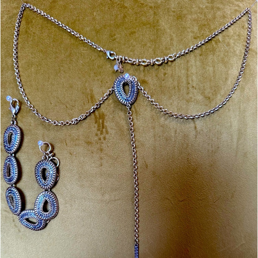 Lucky Brand Necklace and matching bracelet